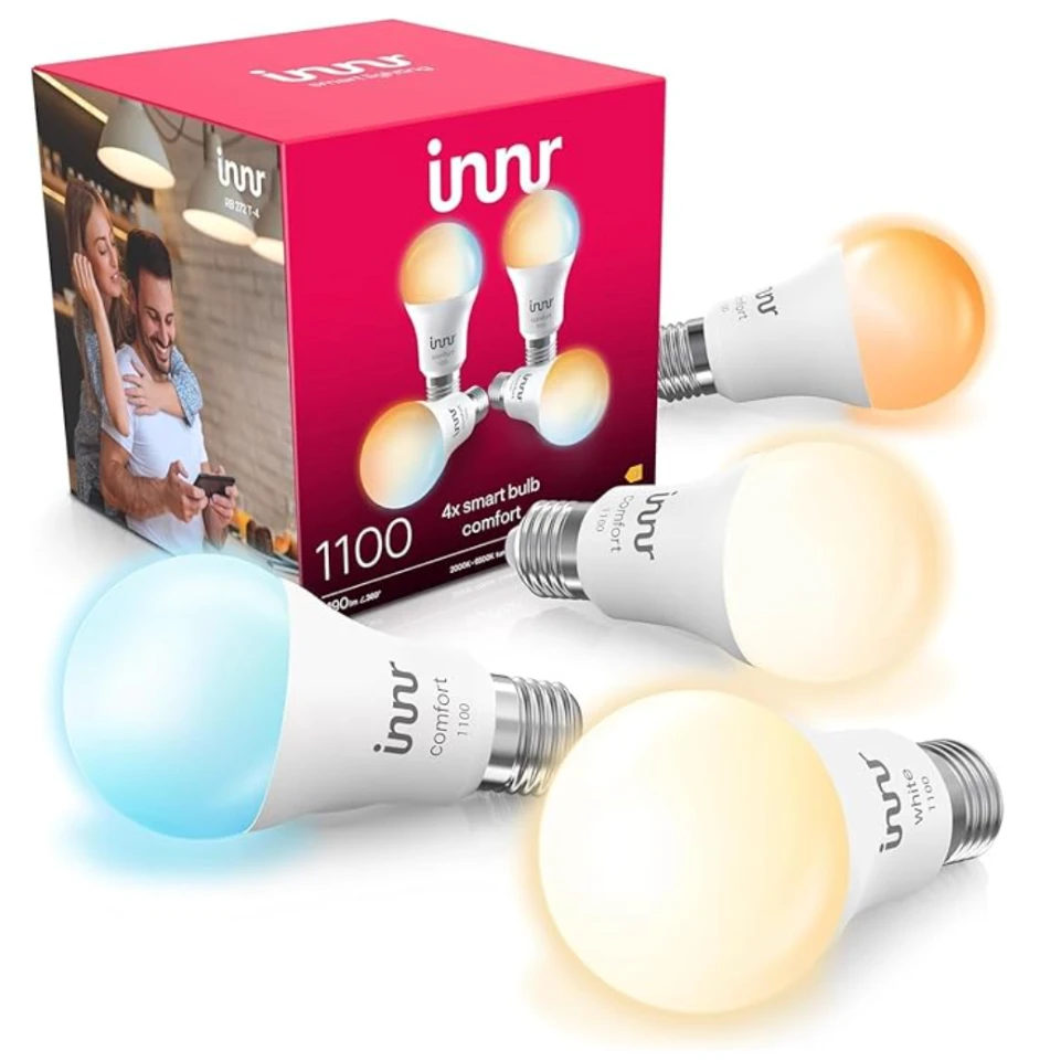 chytrá žárovka 1190l 2700K 9W E27 set 4ks