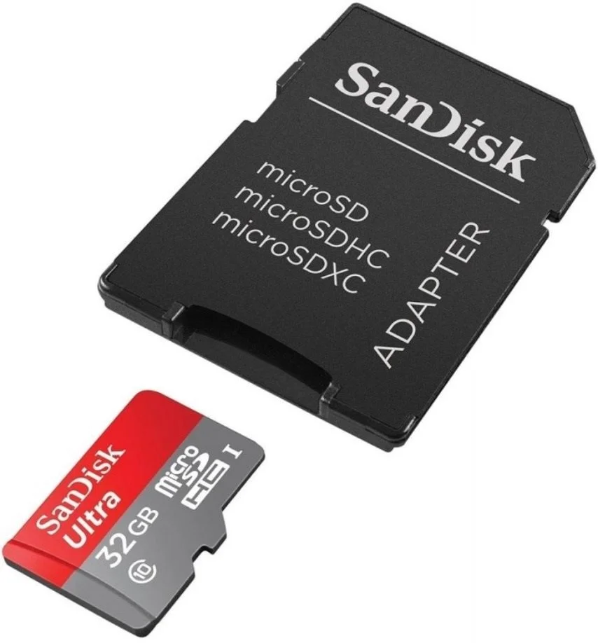 MicroSDHC 32GB Ultra + SD adaptér
